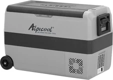 T50 Dual Temperature Control 12 Volt Refrigerator 53 Quart Portable Car Fridge F