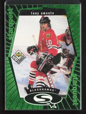 1998-99 UD Choice StarQuest Green #SQ26 Tony Amonte Chicago Blackhawks