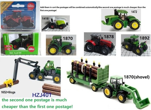1/87 siku 1472 1652 john deere forest log crane tractor 1870 tractor no box
