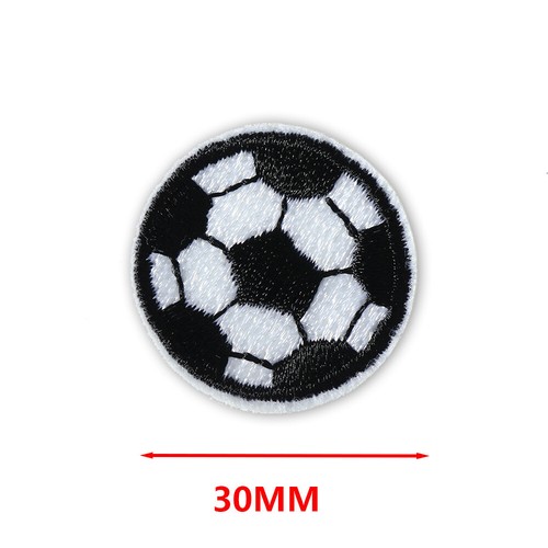 Clothes Handmade Jeans Appliques Iron on Stickers Embrioidered Football Patches - Picture 2 of 9