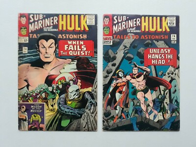 Tales to Astonish 74, 76 Marvel Comics MCU 1965, 1966