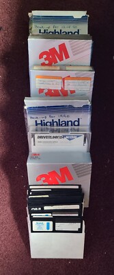 85 vintage 5.25''Floppy Diskettes - very good used condition