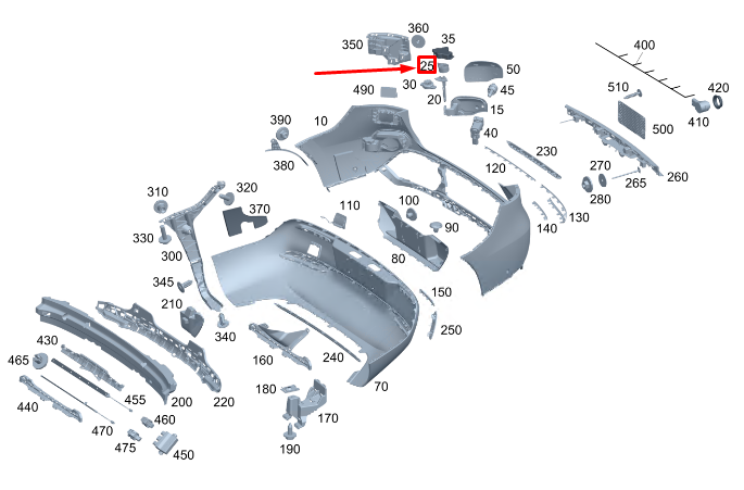 Neu MERCEDES-BENZ EQC Scharnierhalterung Spiralfeder A0009938100 Original