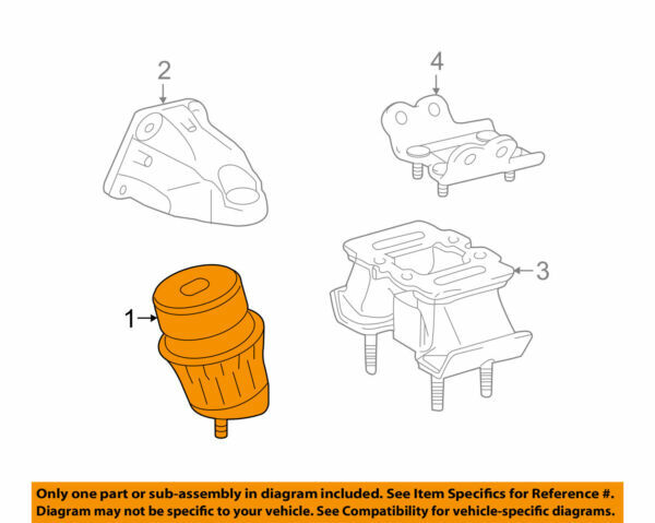 12361-36220 Toyota Insulator, engine mounting, front