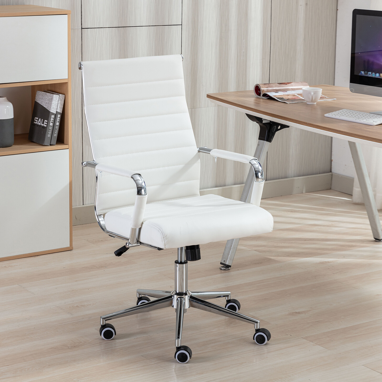 Pu Leather Conference Room Chairs Adjustable Swivel Chair