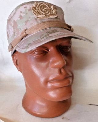 Syrische Sommer Feldmütze mit Kokarde beige Ziffer VKPO RF Bundeswehr Gr.57