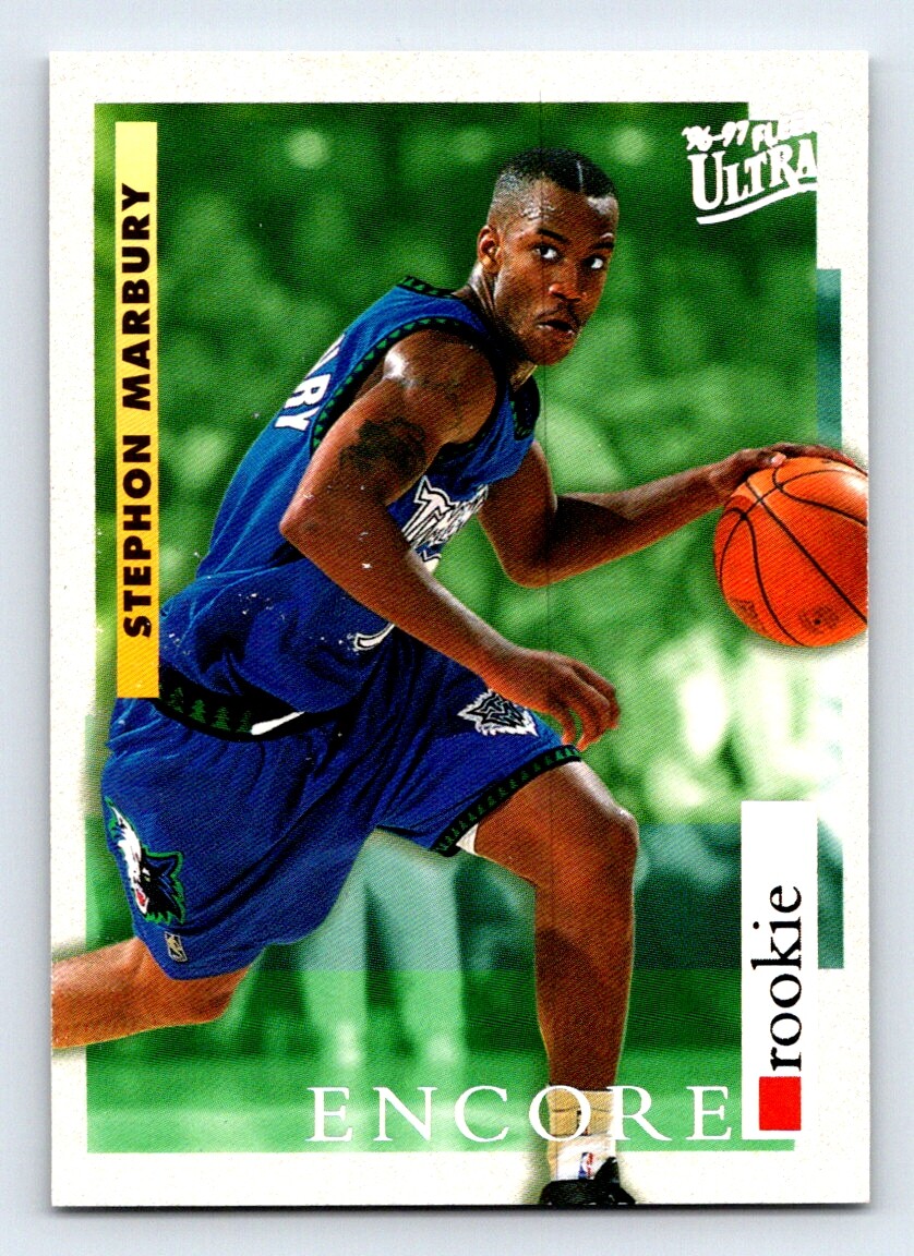 1996-97 ULTRA # 272 STEPHON MARBURY ROOKIE , GEORGIA TECH