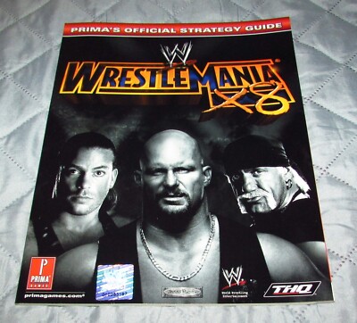 WWE Wrestlemania X8 Prima Strategy Guide for GameCube Brand New