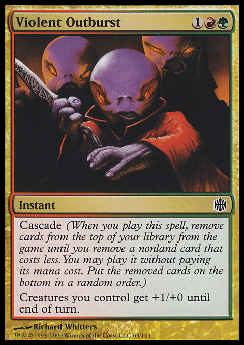 MTG VIOLENT OUTBURST EXC - ESPLOSIONE VIOLENTA - ARB - MAGIC | eBay