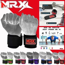Weight Lifting Wraps Wrist Strap Gym Fitness Training Wrist Pain Support MRX