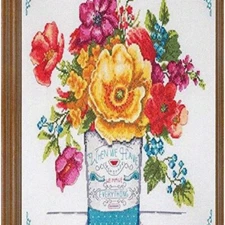 StitchMaster's Diverse Cross Stitch Kit: Count Your Way to Creativity!