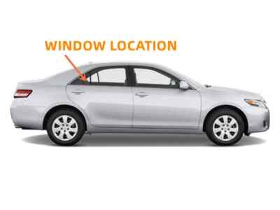 Fits 2007- 2011 Toyota Camry Passenger Side Right Rear Vent Window Glass FV22933