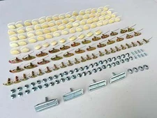 1964 CHEVY IMPALA 2 DOOR BODY SIDE MOLDING COMPLETE CLIP SET [NEW]