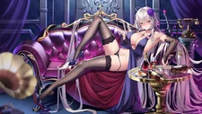 Anime meion fategrand order girls stockings big  Custom Gaming Mat Desk