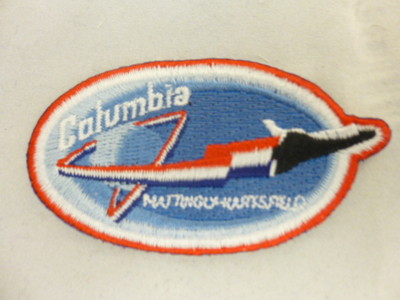 NASA ARM/HAT PATCH Embroidered 3'' x 1.58'' Mission STS-4 Columbia DOD/CFES NEW