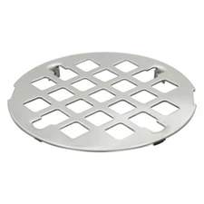 Thrifco 4401251 3-1/2" Stainless Steel Strainer - Shower Drain Square Grid