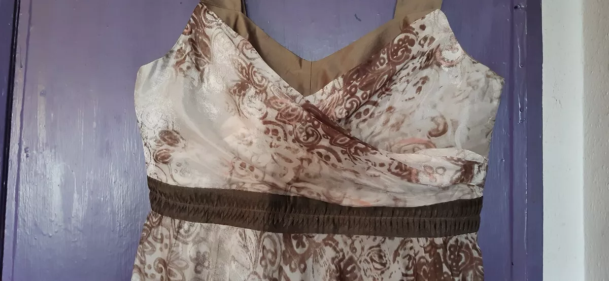 Silk dress size best sale 18