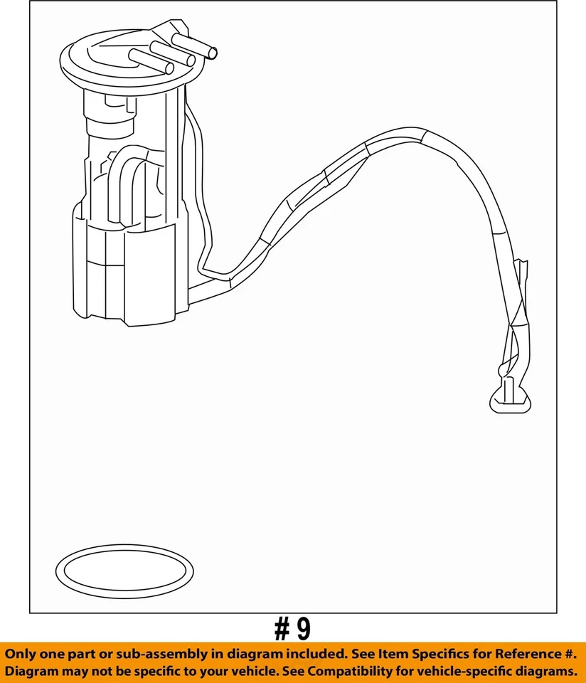 Used Fuel Pump fits: 2013 Chevrolet Equinox Pump Assembly tank mounted 2.4L main - Изображение 4 из 4
