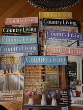 9~ 1997 Country Living Magazine Issues Jan– September Farmhouse Decor