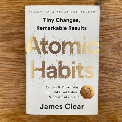 Vintage 2018 Atomic habits James Clear Hardcover Book