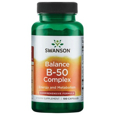Swanson Balance B-50 Complex Capsules, 100 Count