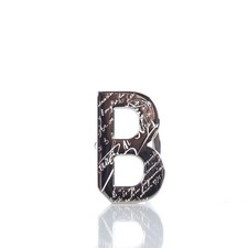 Fibbia per cintura BERLUTI 250 $ B logo firma Scritto - per cintura larga 3 cm