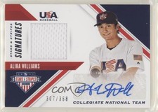 2020 USA Baseball Stars & Stripes Signatures Alika Williams (Blue Ink) Auto 1u6