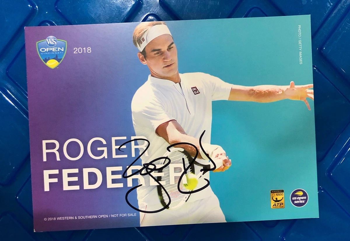 Photo 8x10 Signée Par Roger Federer - Wimbledon - Certifiée Beckett BAS COA - Collector