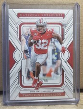 2025 Panini National Treasures Collegiate - TreVeyon Henderson #16 42/99 (RC)