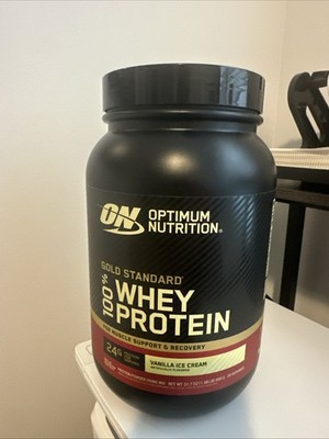 Optimum Nutrition Gold Standard 100% Whey Protein Powder - Vanilla Ice Cream Fla