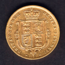 Australia. 1884 Melbourne - Half Sovereign.. gVF - Part Lustre