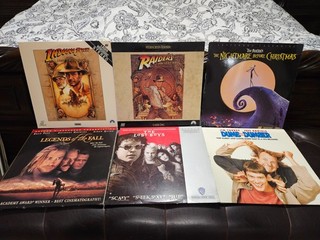 Laserdisc Lot Indiana Jones Nightmare Before Christmas and 12 more