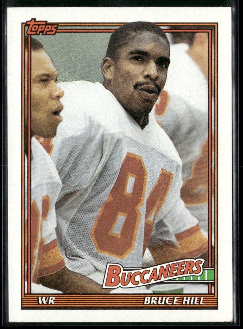 Bruce Hill 1991 Topps #485 Tampa Bay Buccaneers