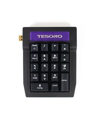 Tesoro Tizona Numpad Black Switches numerische Tastatur schwarz  5051 Neu