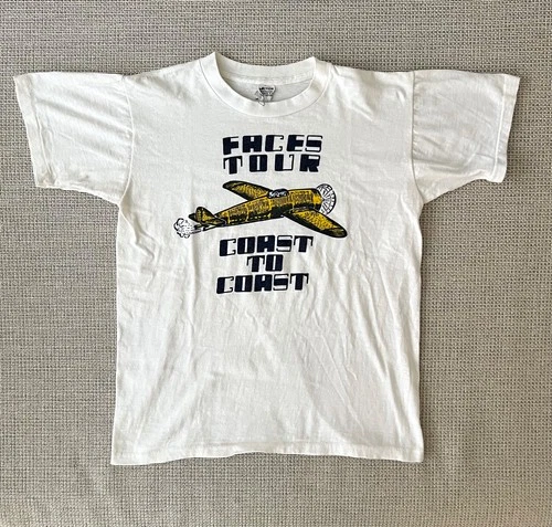 Faces Coast To Coast Tour T-Shirt Rod Stewart R 1970s vintage concert t-shirt, vintage, single stitch, B+ condition