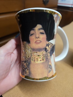GUSTAV KLIMT - BELLE EPOQUE - Dunoon - ENGLAND Porcelain cup in GOLD TRIM