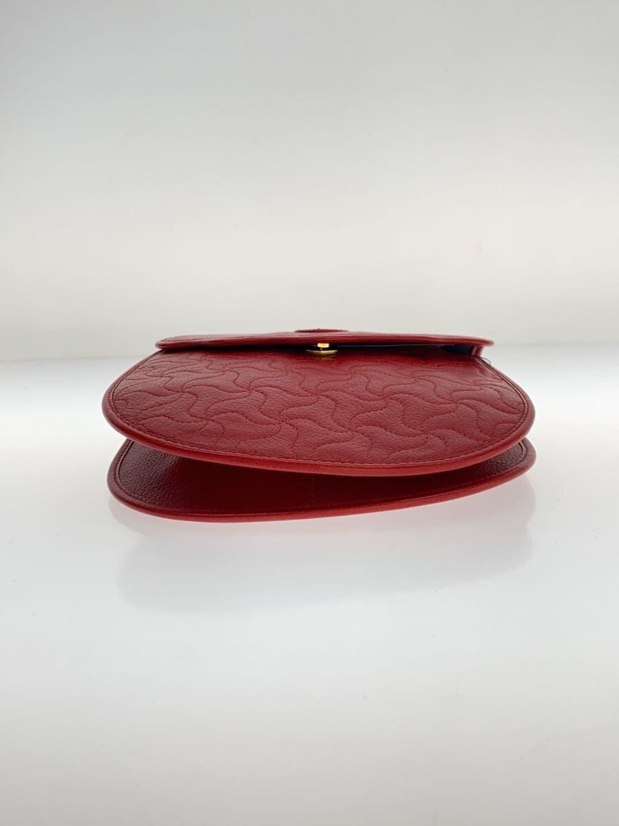 BORSA A TRACOLLA YVES SAINT LAURENT PELLE ROSSA USATA