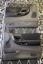 1995-2001 Ford Ranger Set Front Interior Power Door Panels Oem Gray Black Used