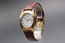 [Near Mint] Gucci 5400M White Dial Date Quartz Men's  Gold 35mm Watch Swiss #30