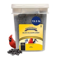 Armstrong Wild Bird Food Black Oil Sunflower Bird Seed, 13.23lb