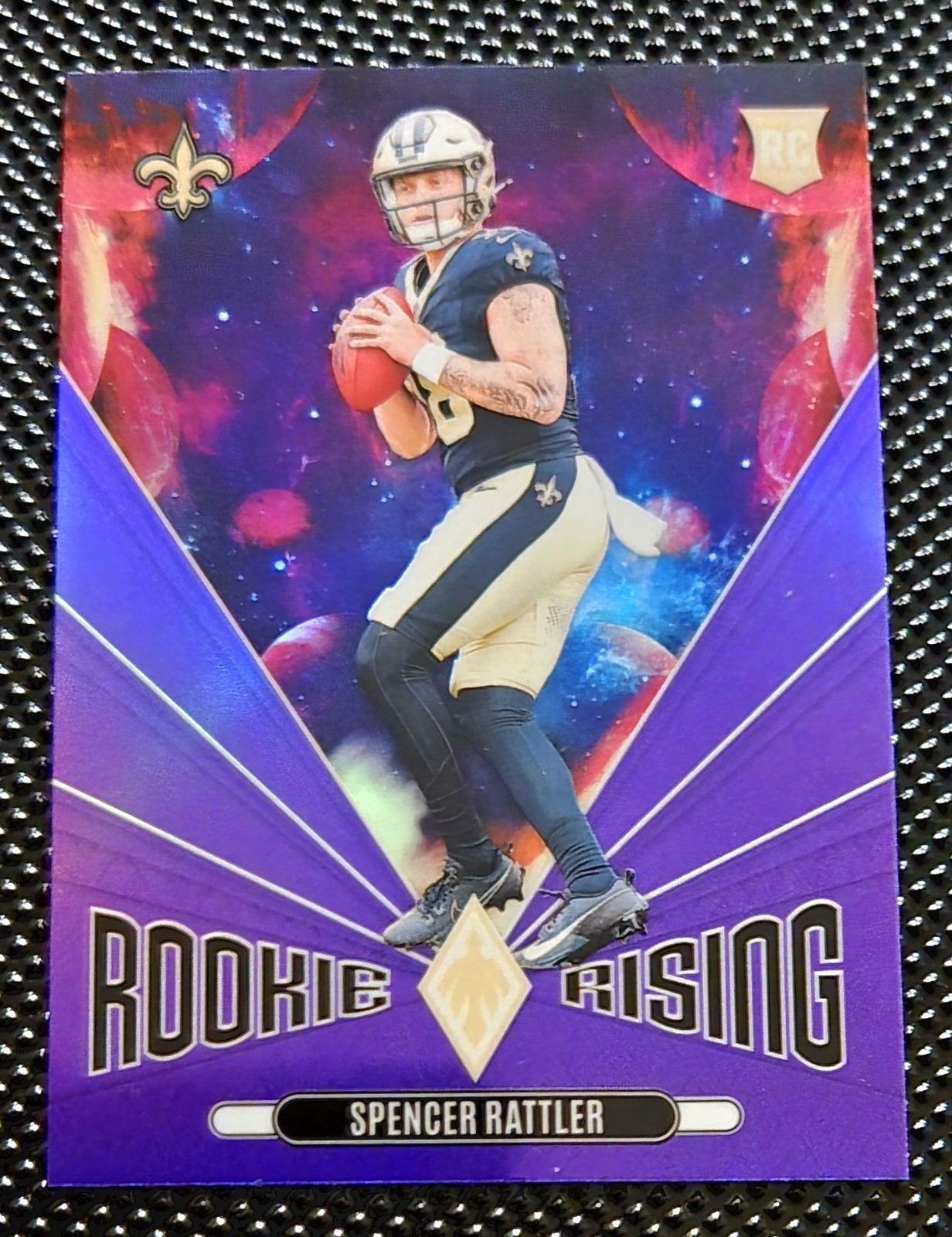 2024 Panini Phoenix - Rookie Rising Spencer Rattler #RR-SRR Purple (RC)
