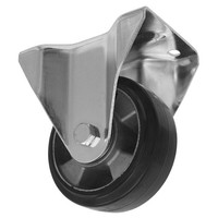 Sealey Schwerlast Gummi Feste Platte Lenkrolle 125Mm - Trade SCW5125FPEM