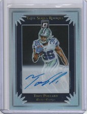 Tony Pollard 2019 Donruss Optic Silver Prizm Elite Series Rookies Rc Auto (22/25