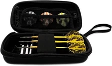 CUESOUL Big Beast 90% 26g/27g Steel Tip Tungsten Dart Set with Gold-26g 
