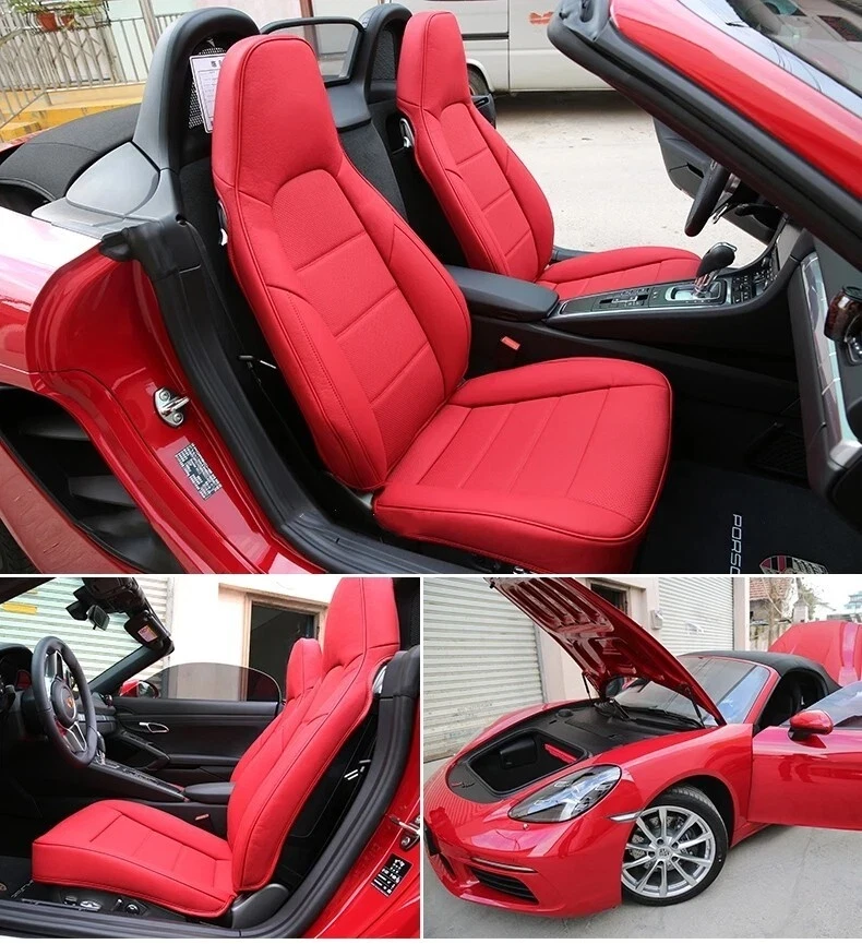 CAPA DURÁVEL PERSONALIZADA MOTOPTES PARA ALMOFADAS DE COURO DE CARRO 2013-2016 PORSCHE BOXSTER - Imagem 2 de 4