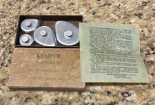 Vintage Kemper Leaf Cutter Set of 4 Original Box and Instructions