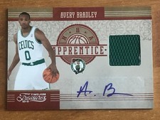 2010-11 Timeless Treasures #18 Avery Bradley Apprentice Mat Signatures #/50