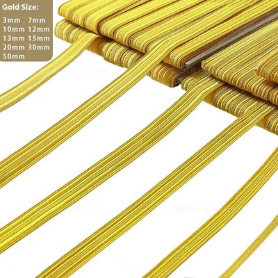 Golden Metallic Braid Ribbon for Ploit Mariner Suit Cuff Trousers Trim