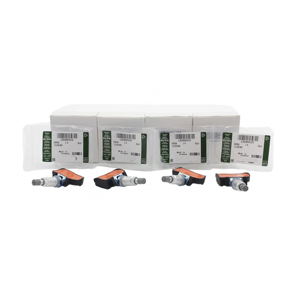 New 4PCS TPMS Tire Pressure Sensor For JAGUAR XF XJ XK X-TYPE LR086929 - Imagem 3 de 4