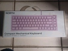 North Keyboard Pink With Rainbow Lit